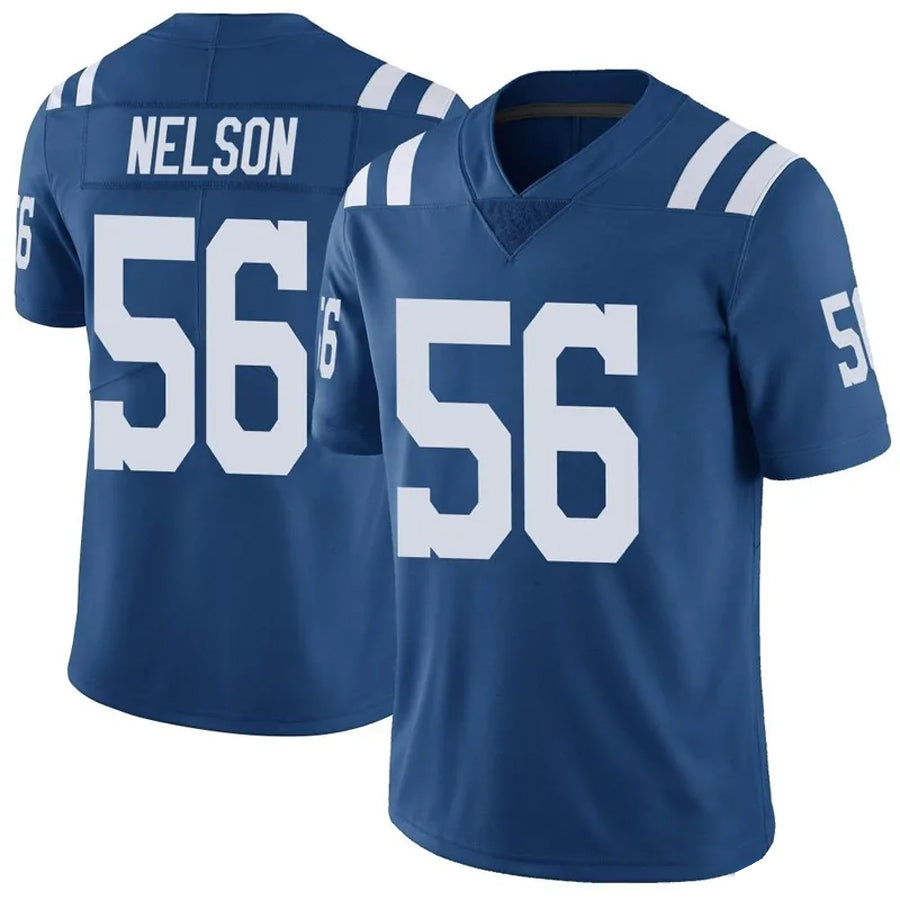 Odoa IN.Colts #56 Quenton Nelson Player Blue Limited Game Stitched Jerseys