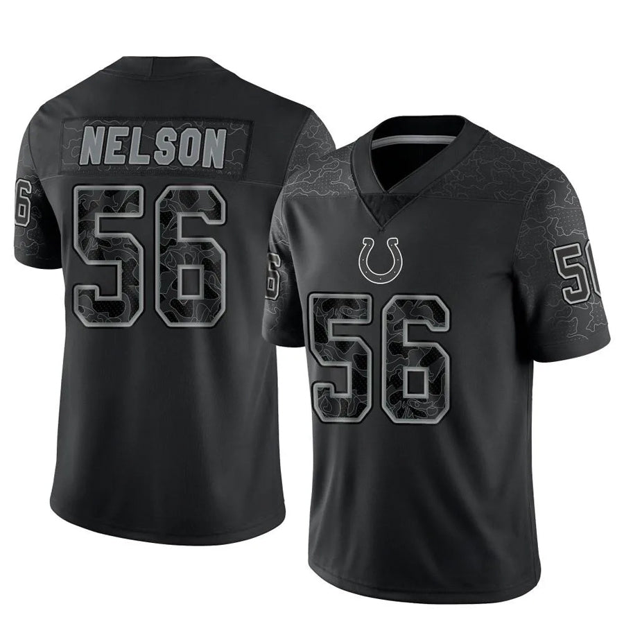 Odoa IN.Colts #56 Quenton Nelson Player RFLCTV Limited Black Stitched Jerseys