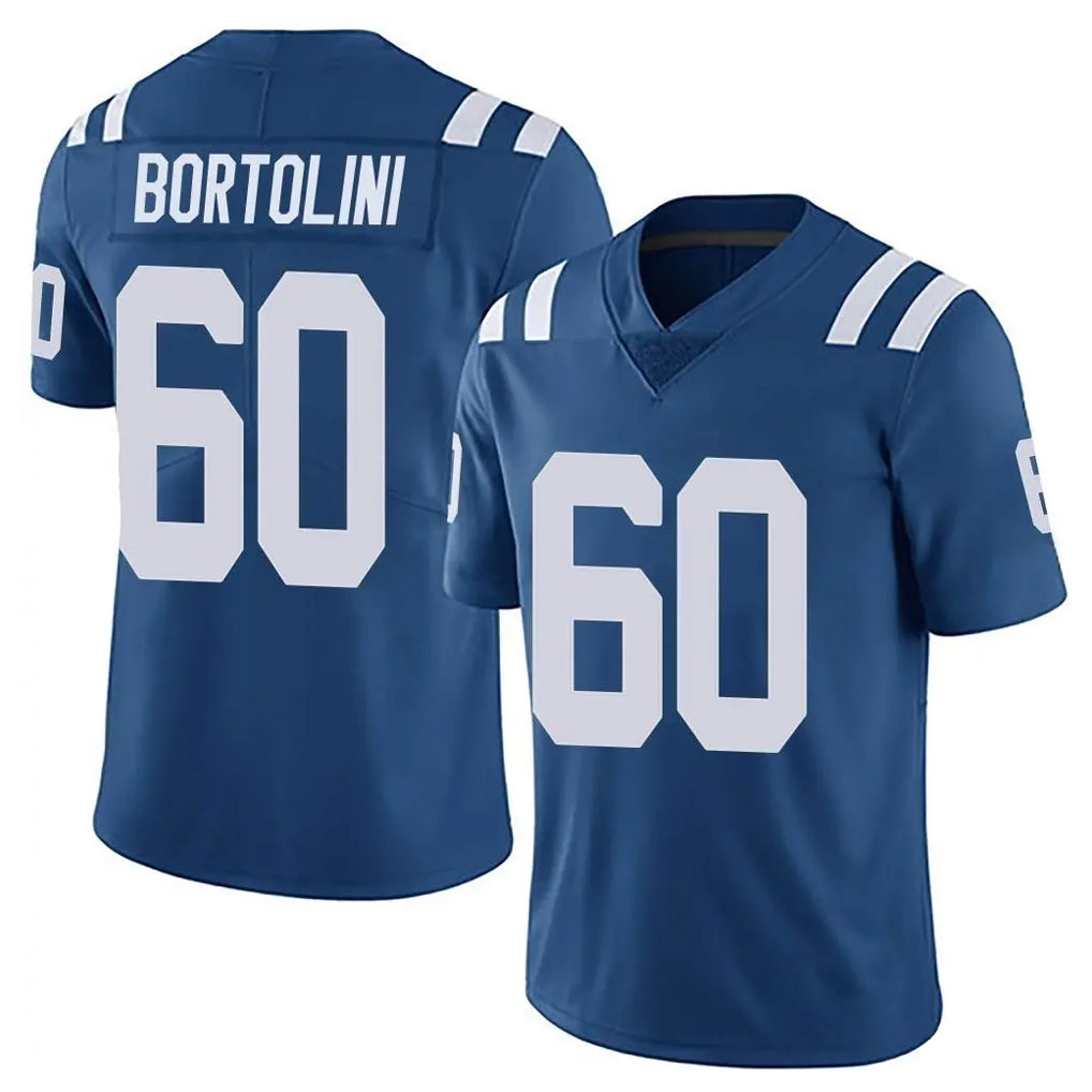 Odoa IN.Colts #60 Tanor Bortolini Player Royal Limited Vapor Untouchable Home Game Stitched Jerseys