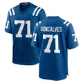 Odoa IN.Colts #71 Matt Goncalves Player Royal Home Game Stitched Jerseys