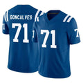 Odoa IN.Colts #71 Matt Goncalves Player Royal Limited Vapor F.U.S.E. Home Game Stitched Jerseys
