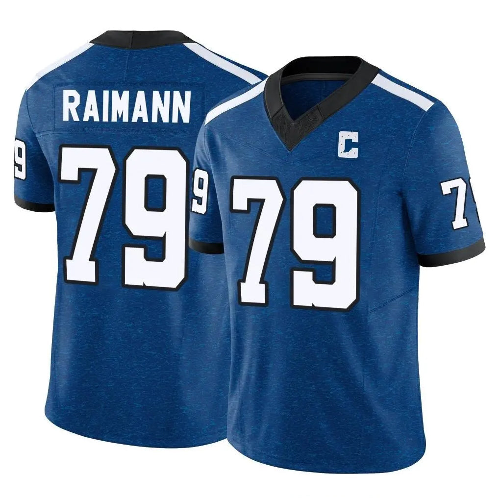 Odoa IN.Colts #79 Bernhard Raimann Player Royal Limited Indiana Nights Alternate Vapor F.U.S.E. Home Game Stitched Jerseys
