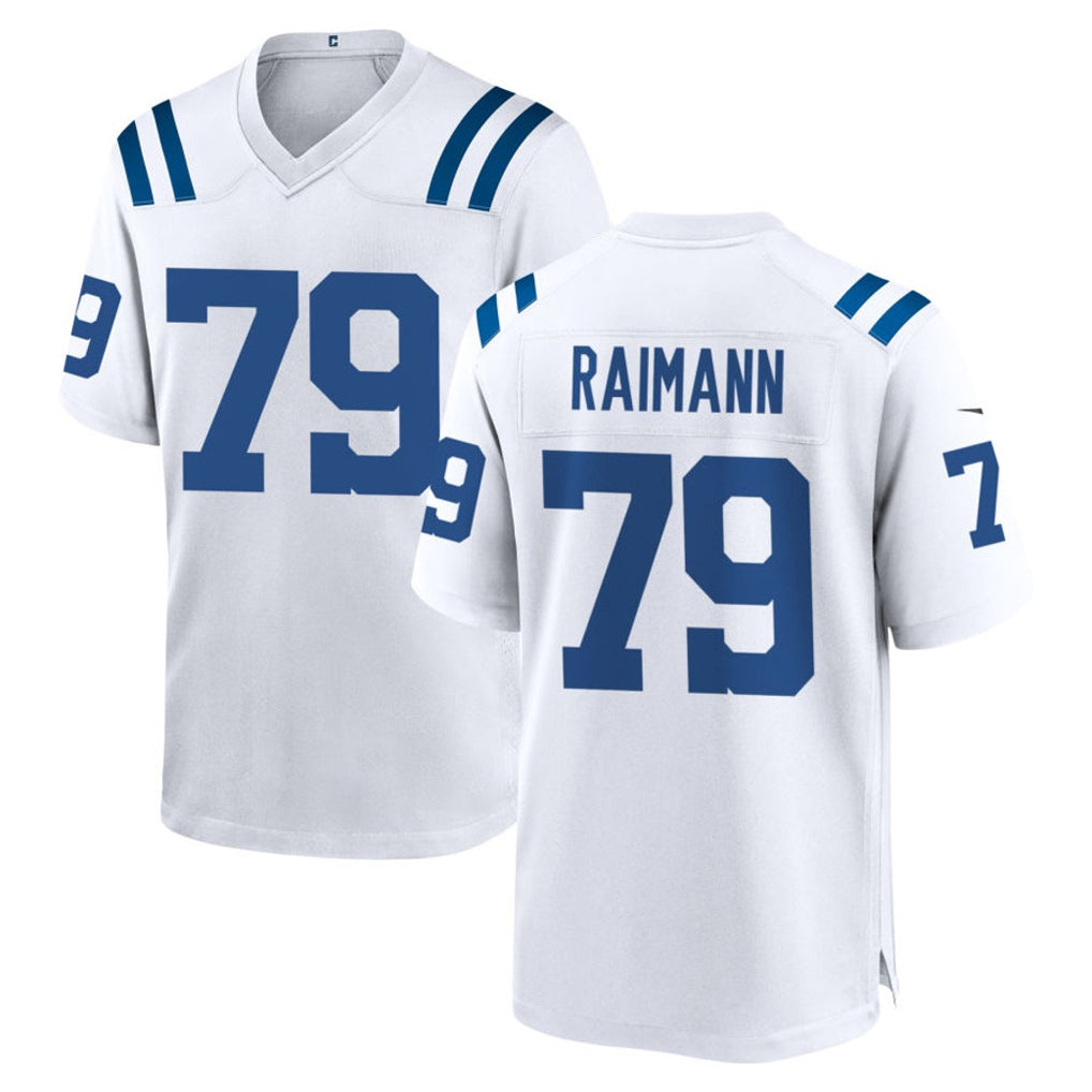 Odoa IN.Colts #79 Bernhard Raimann Player White Home Game Stitched Jerseys