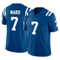 Odoa IN.Colts #7 Charvarius Ward Sr. Player Royal Limited Vapor F.U.S.E. Home Game Stitched Jerseys