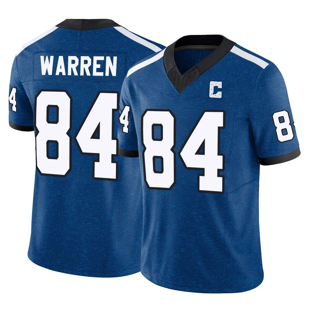 Odoa IN.Colts #84 Tyler Warren Player Limited Indiana Nights Alternate Vapor F.U.S.E. Royal Stitched Jerseys