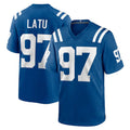 Odoa IN.Colts #97 Laiatu Latu Player Royal Home Game Stitched Jerseys