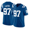 Odoa IN.Colts #97 Laiatu Latu Player Royal Limited Vapor F.U.S.E. Home Game Stitched Jerseys