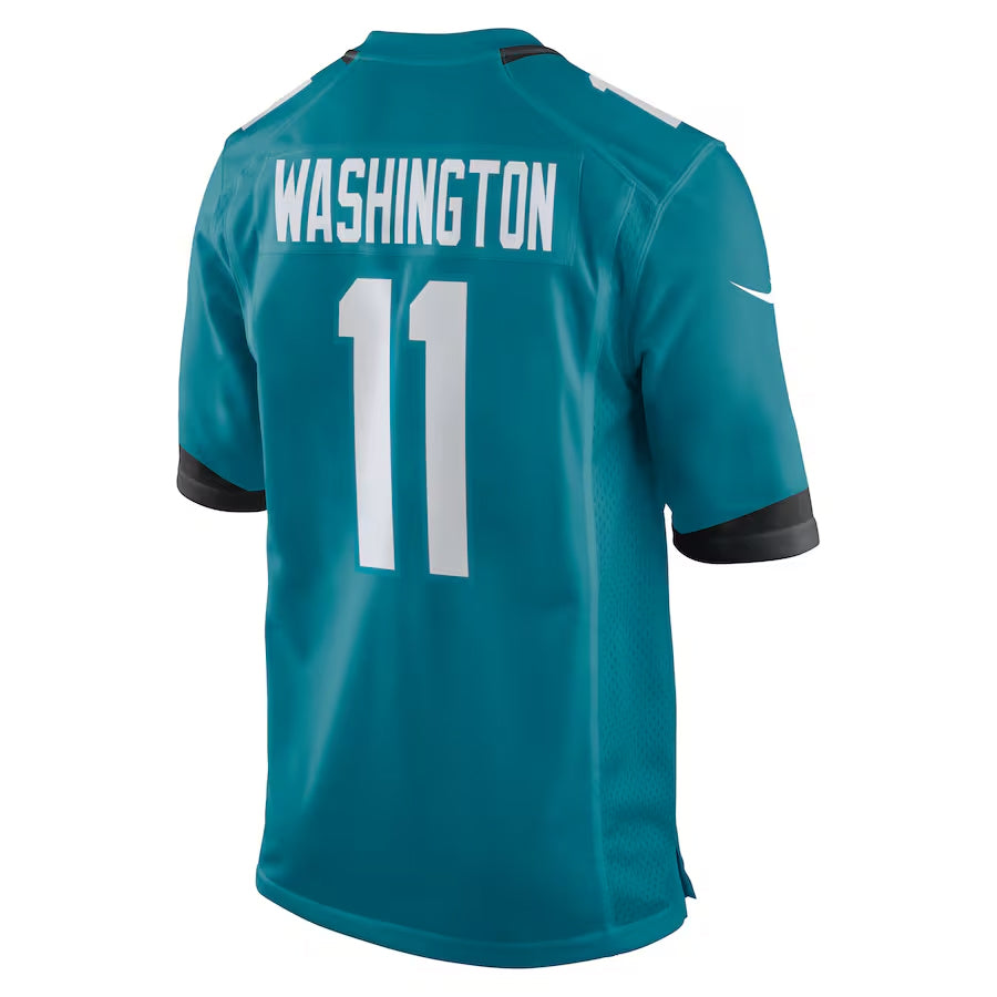 Odoa J.Jaguars #11 Parker Washington Player Teal Home Game Stitched Jerseys