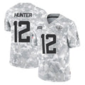Odoa J.Jaguars #12 Travis Hunter Player Arctic Camo Salute To Service Limited Game Stitched Jerseys