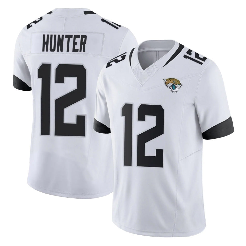 Odoa J.Jaguars #12 Travis Hunter Player White Vapor F.U.S.E. Limited Home Game Stitched Jerseys