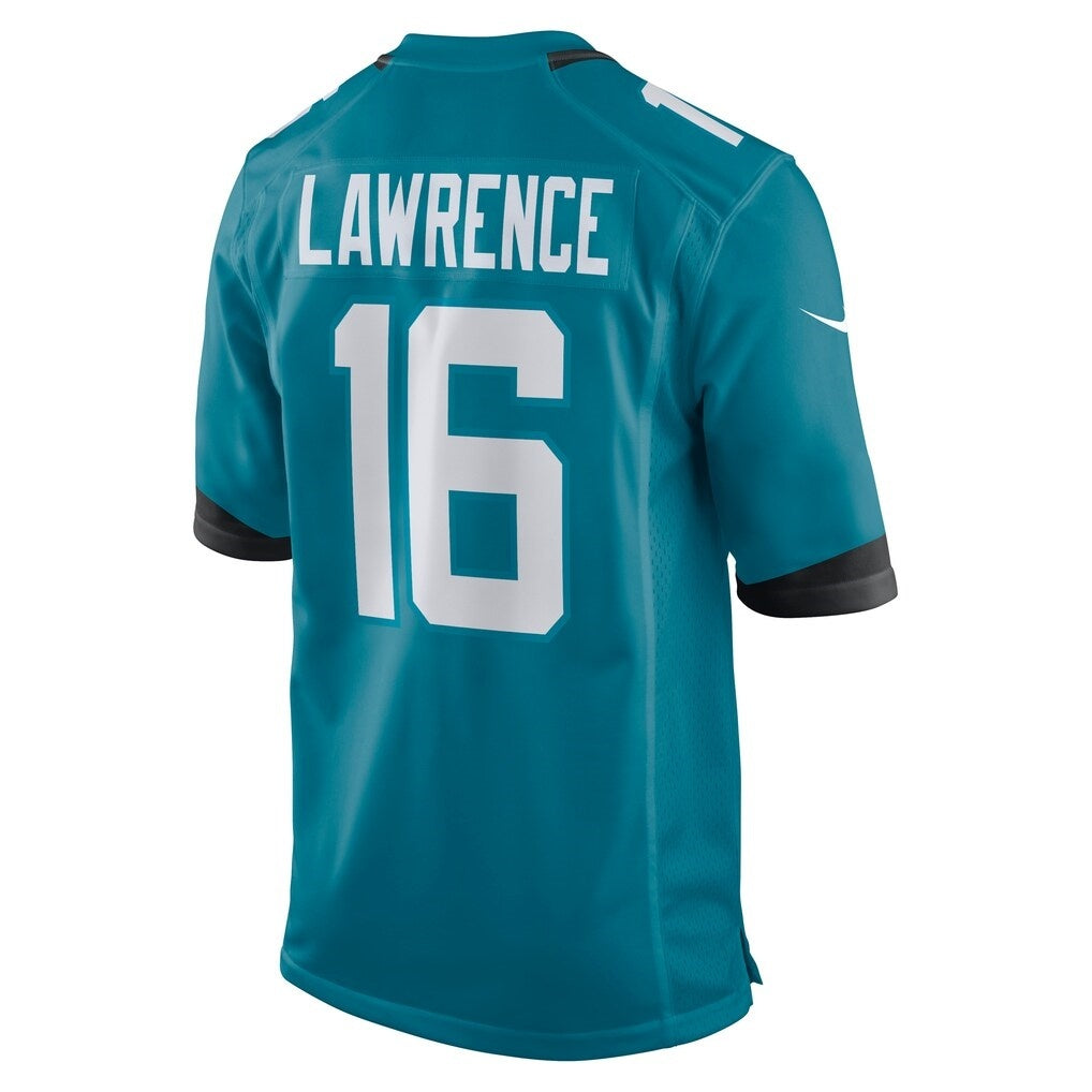 Odoa J.Jaguars #16 Trevor Lawrence Teal Game Jersey Stitched Jerseys