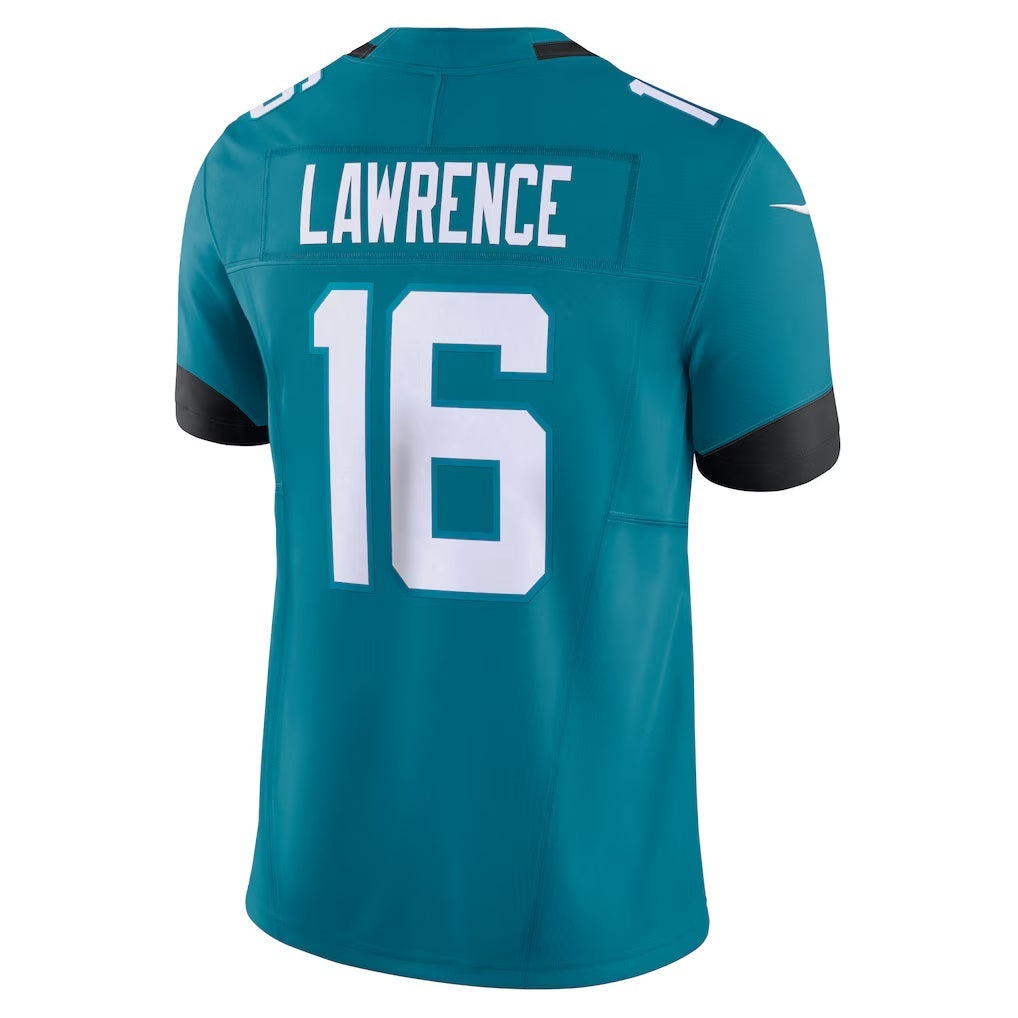 Odoa J.Jaguars #16 Trevor Lawrence Teal Vapor F.U.S.E. Limited Stitched Jerseys
