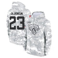 Odoa J.Jaguars #23 Foyesade Oluokun Player Arctic Camo Salute to Service Hoodies Limited Game Stitched Jerseys