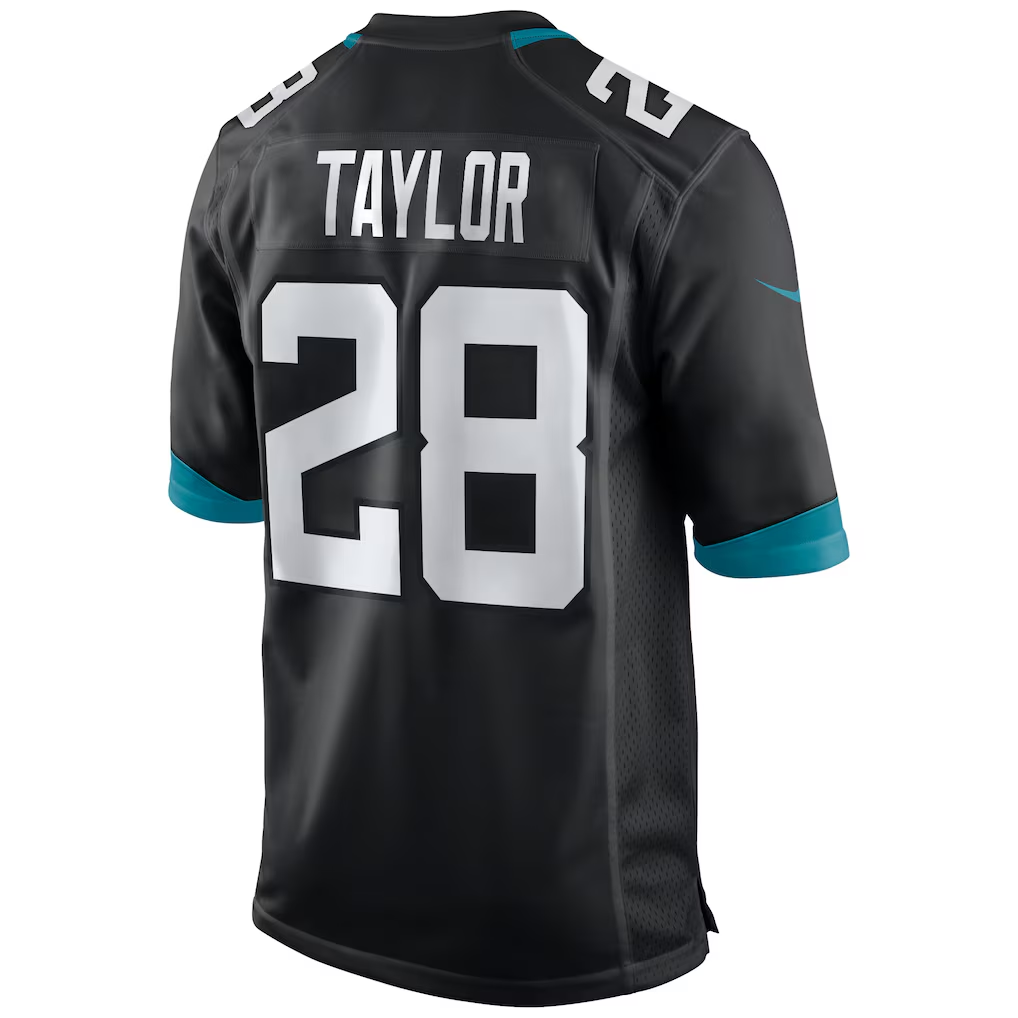 Odoa J.Jaguars #28 Fred Taylor Black Retired Player Alternate Game Stitched Jerseys