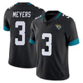 Odoa J.Jaguars #3 Jakobi Meyers Player Black Vapor Untouchable Limited Home Game Stitched Jerseys