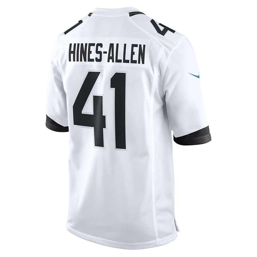 Odoa J.Jaguars #41 Josh Hines-Allen Player White Home Game Football Jerseys