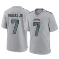 Odoa J.Jaguars #7 Brian Thomas Jr. Player Gray Atmosphere Fashion Home Game Stitched Jerseys