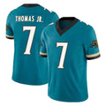 Odoa J.Jaguars #7 Brian Thomas Jr. Player Teal Prowler Throwback Vapor F.U.S.E. Limited Home Game Stitched Jerseys