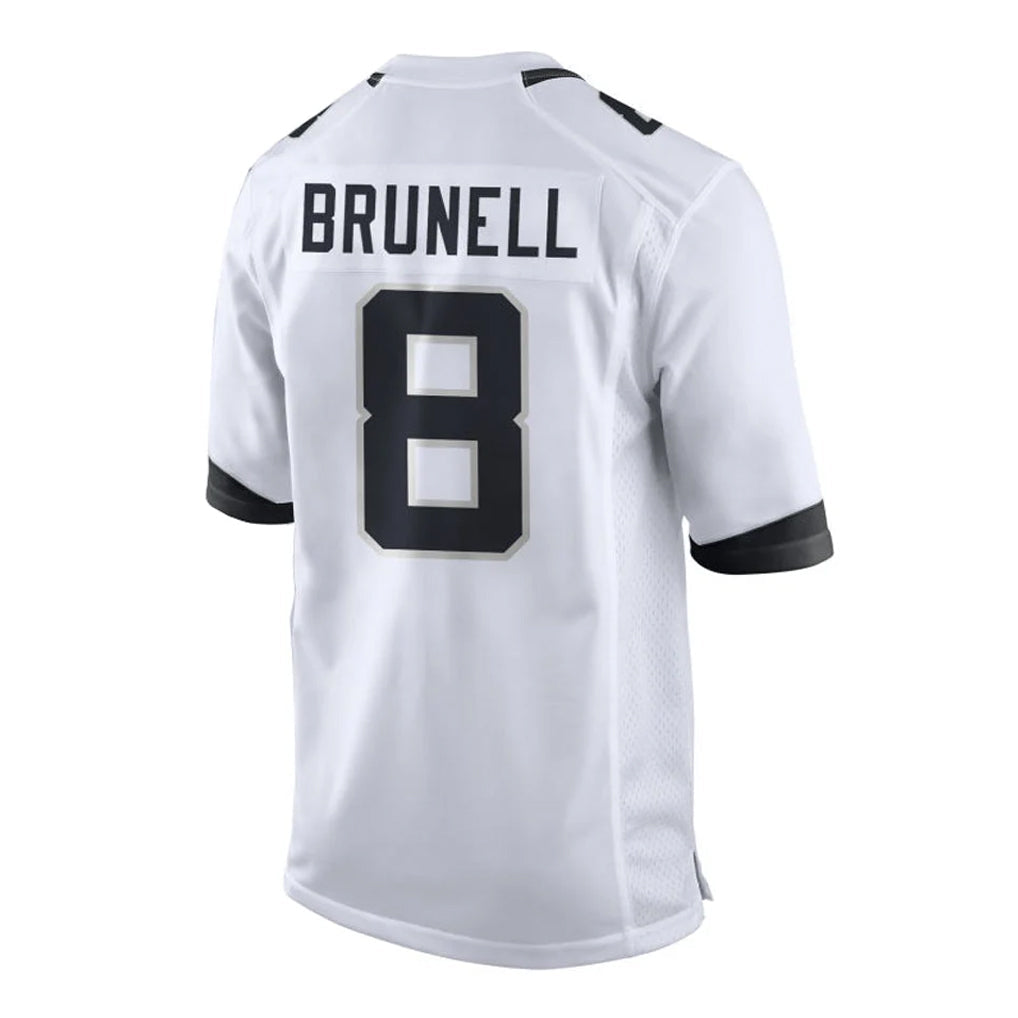 Odoa J.Jaguars #8 Mark Brunell?Player White Home Game Stitched Jerseys