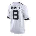 Odoa J.Jaguars #8 Mark Brunell?Player White Home Game Stitched Jerseys
