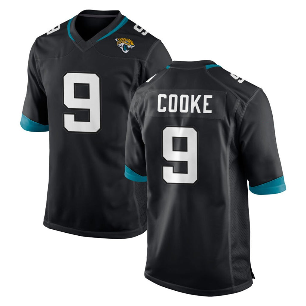 Odoa J.Jaguars #9 Logan Cooke Player Black Home Game Stitched Jerseys