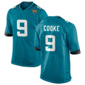 Odoa J.Jaguars #9 Logan Cooke Player Teal Home Game Stitched Jerseys