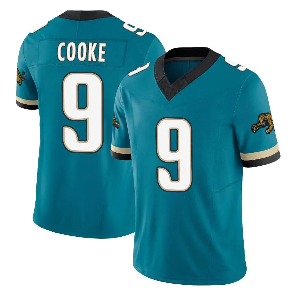 Odoa J.Jaguars #9 Logan Cooke Player Teal Prowler Throwback Vapor F.U.S.E. Limited Home Game Stitched Jerseys
