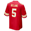 Odoa KC.Chiefs #5 Mansoor Delane Red 2026 Draft First Round Pick No. 6 Team Game Stitched Jerseys