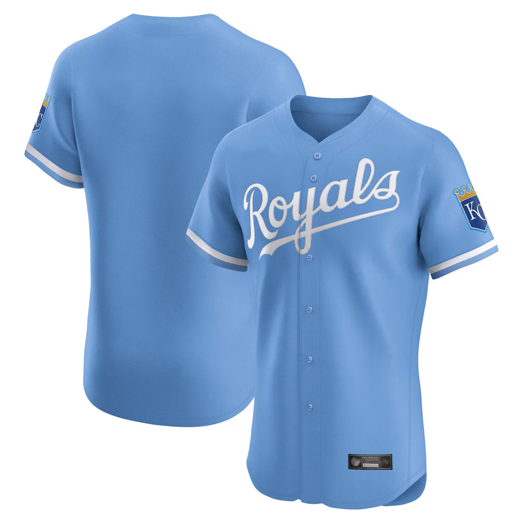 Odoa KC.Royals Light Blue Alt Limited Elite Blank Player Stitched Jerseys