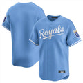 Odoa KC.Royals Light Blue Alt Limited Home Blank Player Stitched Jerseys