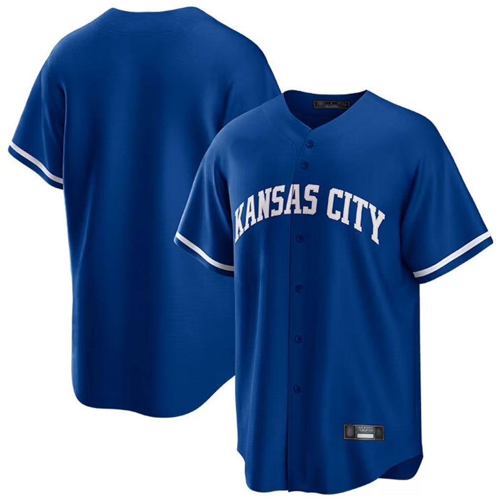 Odoa KC.Royals Royal Game Home Blank Player Stitched Jerseys