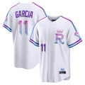 Odoa KC.Royals #11 Maikel Garcia Player White 2026 City Connect Limited Home Stitched Jerseys