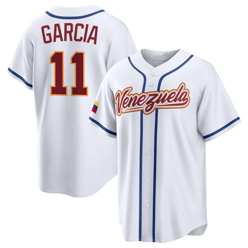 Odoa KC.Royals #11 Maikel Garcia Player White 2026 World Classic Home Stitched Jerseys