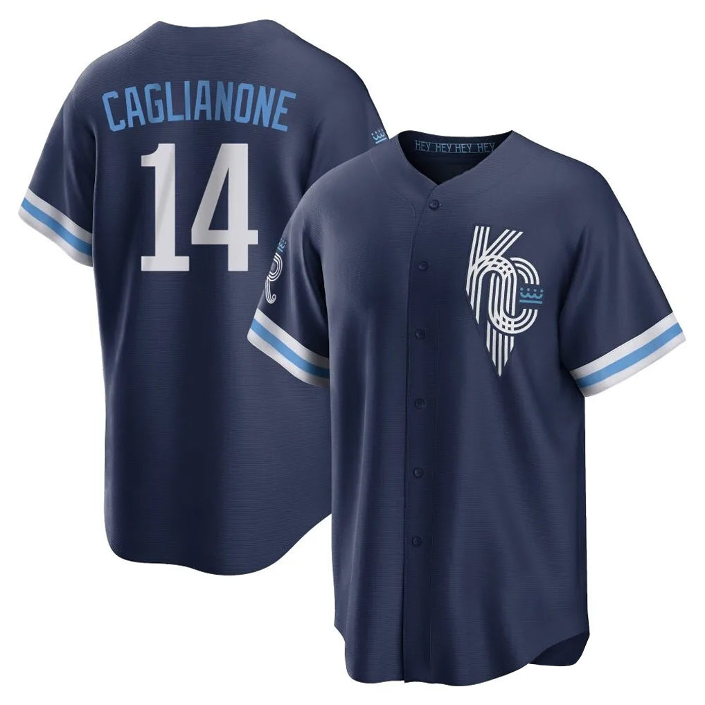 Odoa KC.Royals #14 Jac Caglianone Player Navy City Connect Home Game Stitched Jerseys