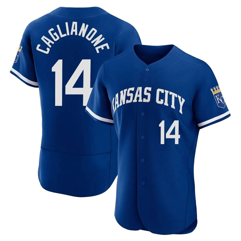 Odoa KC.Royals #14 Jac Caglianone Player Royal City Connect Limited Elite Home Game Stitched Jerseys
