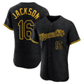 Odoa KC.Royals #16 Bo Jackson Player Black Snake Skin City Limited Elite Stitched Jerseys