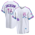 Odoa KC.Royals #16 Bo Jackson Player White 2026 City Connect Limited Home Stitched Jerseys