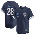Odoa KC.Royals #28 Kyle Isbel Player Navy City Connect Limited Home Stitched Jerseys