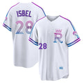Odoa KC.Royals #28 Kyle Isbel Player White 2026 City Connect Limited Home Stitched Jerseys
