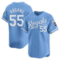 Odoa KC.Royals #55 Cole Ragans Player Light Blue Alt Limited Home Stitched Jerseys