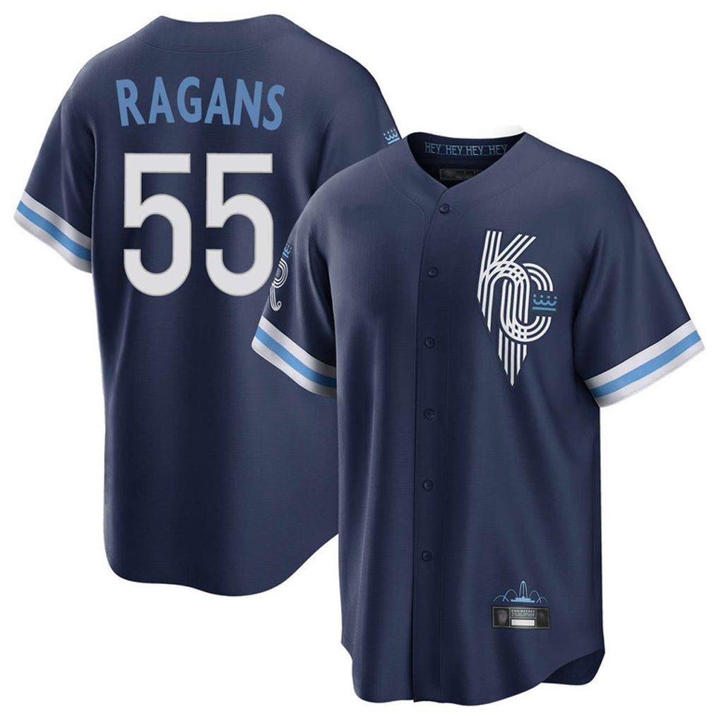 Odoa KC.Royals #55 Cole Ragans Player Navy City Connect Home Game Stitched Jerseys