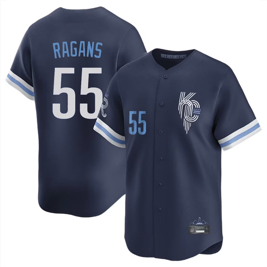 Odoa KC.Royals #55 Cole Ragans Player Navy City Connect Limited Home Stitched Jerseys