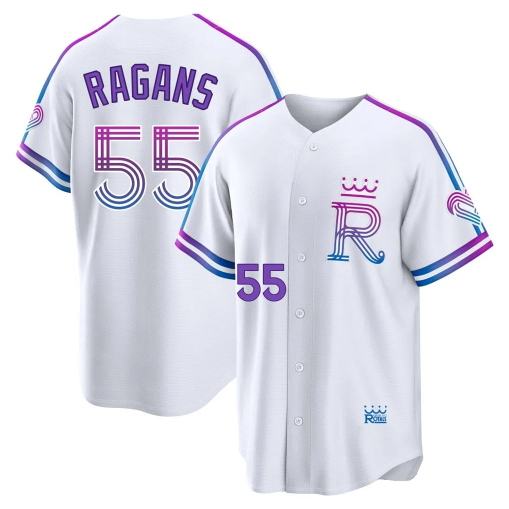 Odoa KC.Royals #55 Cole Ragans Player White 2026 City Connect Limited Home Stitched Jerseys