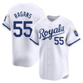 Odoa KC.Royals #55 Cole Ragans Player White Alt Limited Home Stitched Jerseys