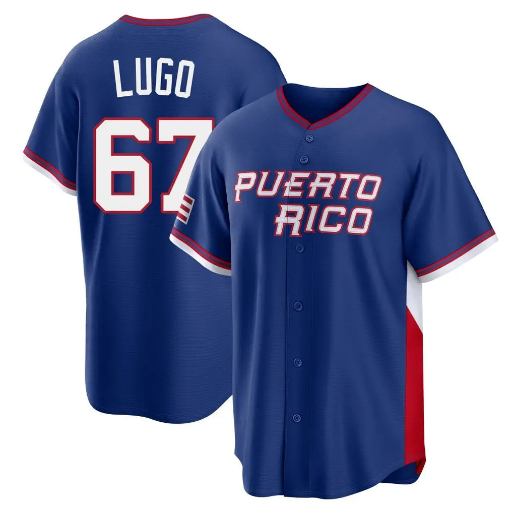 Odoa KC.Royals #67 Seth Lugo Player Navy 2026 World Classic Home Stitched Jerseys