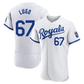 Odoa KC.Royals #67 Seth Lugo Player White Limited Elite Home Game Stitched Jerseys