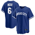 Odoa KC.Royals #6 Jonathan India Player Royal Game Home Stitched Jerseys