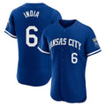 Odoa KC.Royals #6 Jonathan India Player Royal Limited Elite Home Stitched Jerseys