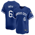 Odoa KC.Royals #6 Jonathan India Player Royal Limited Home Stitched Jerseys