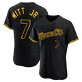 Odoa KC.Royals #7 Bobby Witt Jr. Player Black Snake Skin City Limited Elite Stitched Jerseys